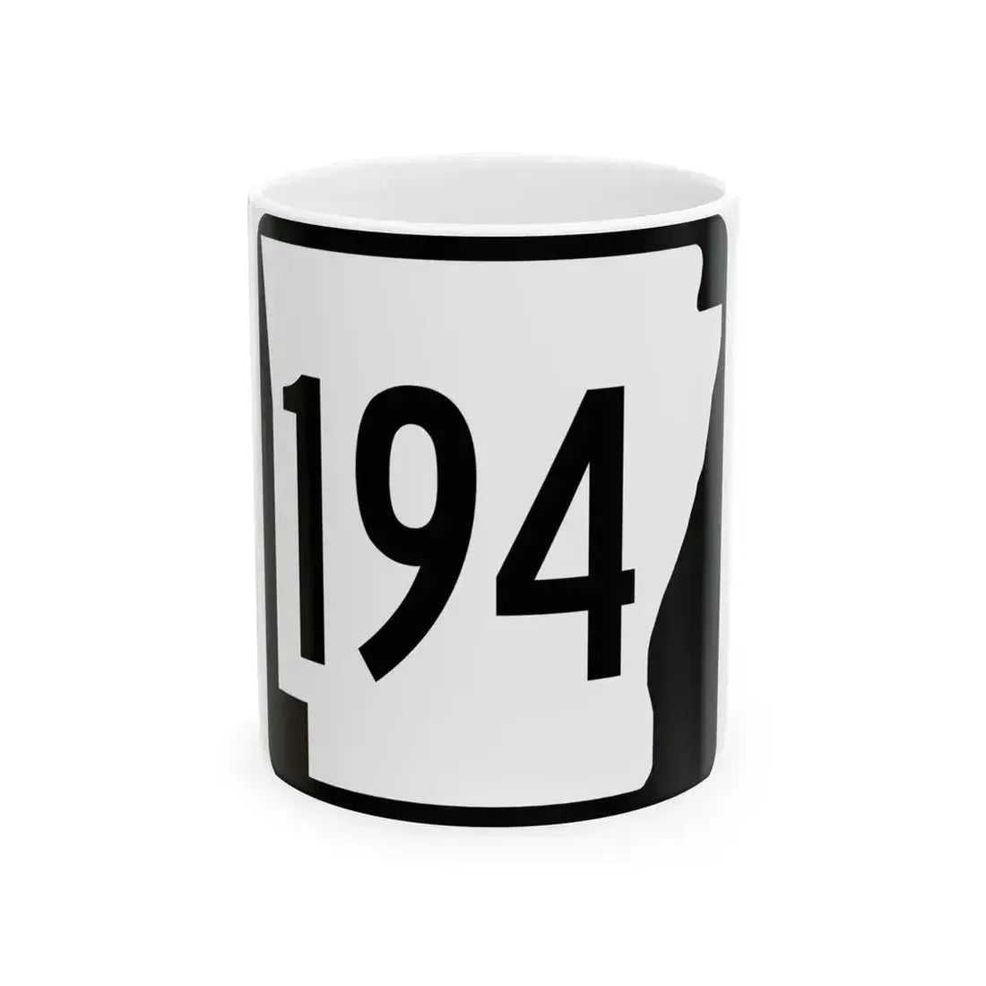 Arkansas 194 1970 (Arkansas) (Road Sign) White Coffee Mug 11oz - Go Mug Yourself