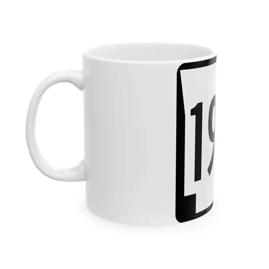 Arkansas 194 1970 (Arkansas) (Road Sign) White Coffee Mug - Go Mug Yourself