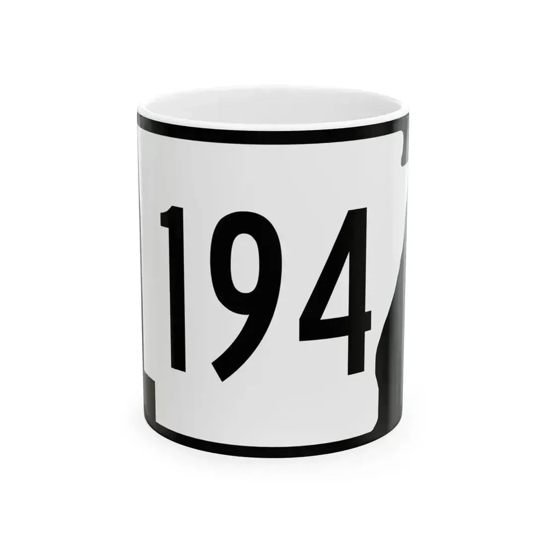 Arkansas 194 (Arkansas) (Road Sign) White Coffee Mug 11oz - Go Mug Yourself