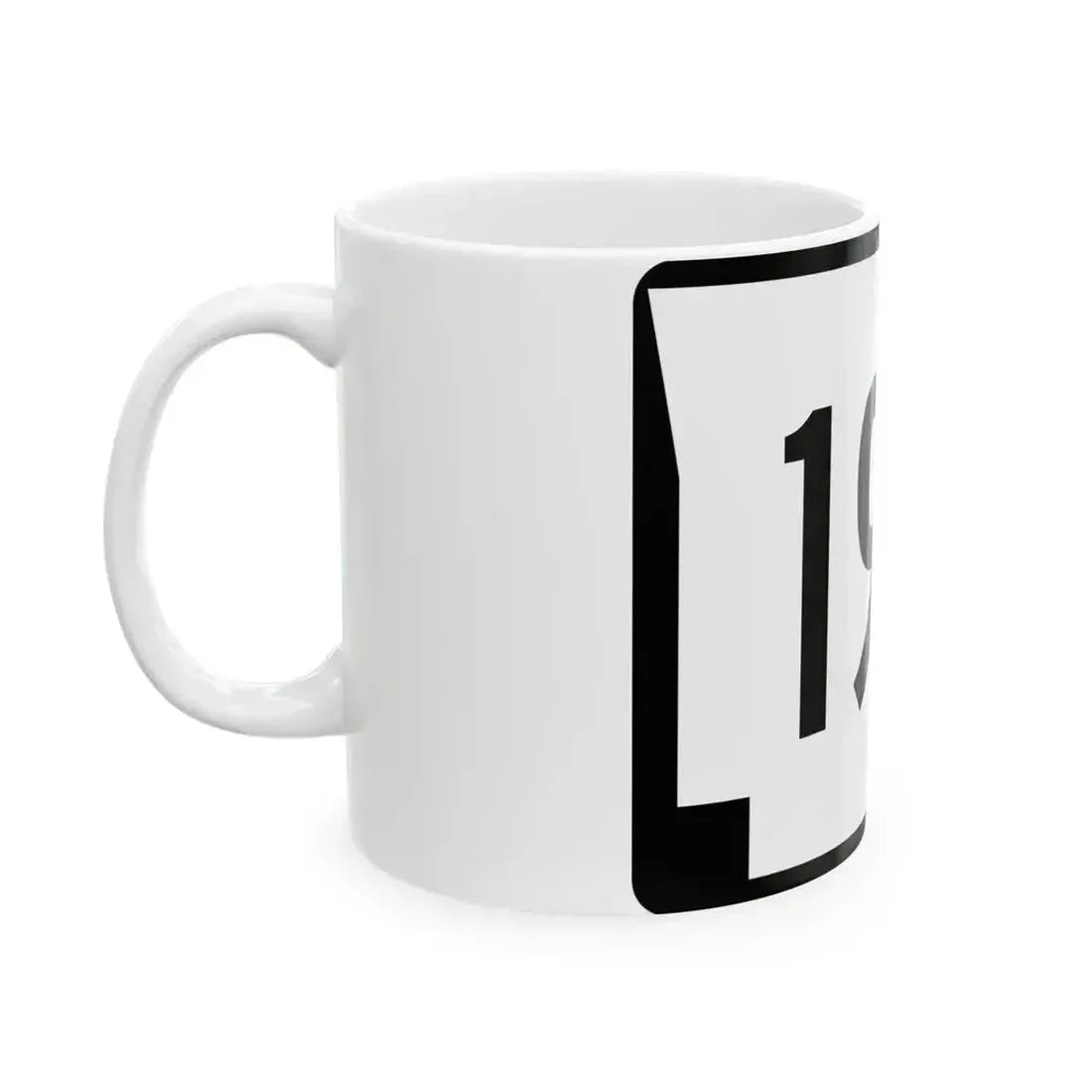 Arkansas 194 (Arkansas) (Road Sign) White Coffee Mug - Go Mug Yourself