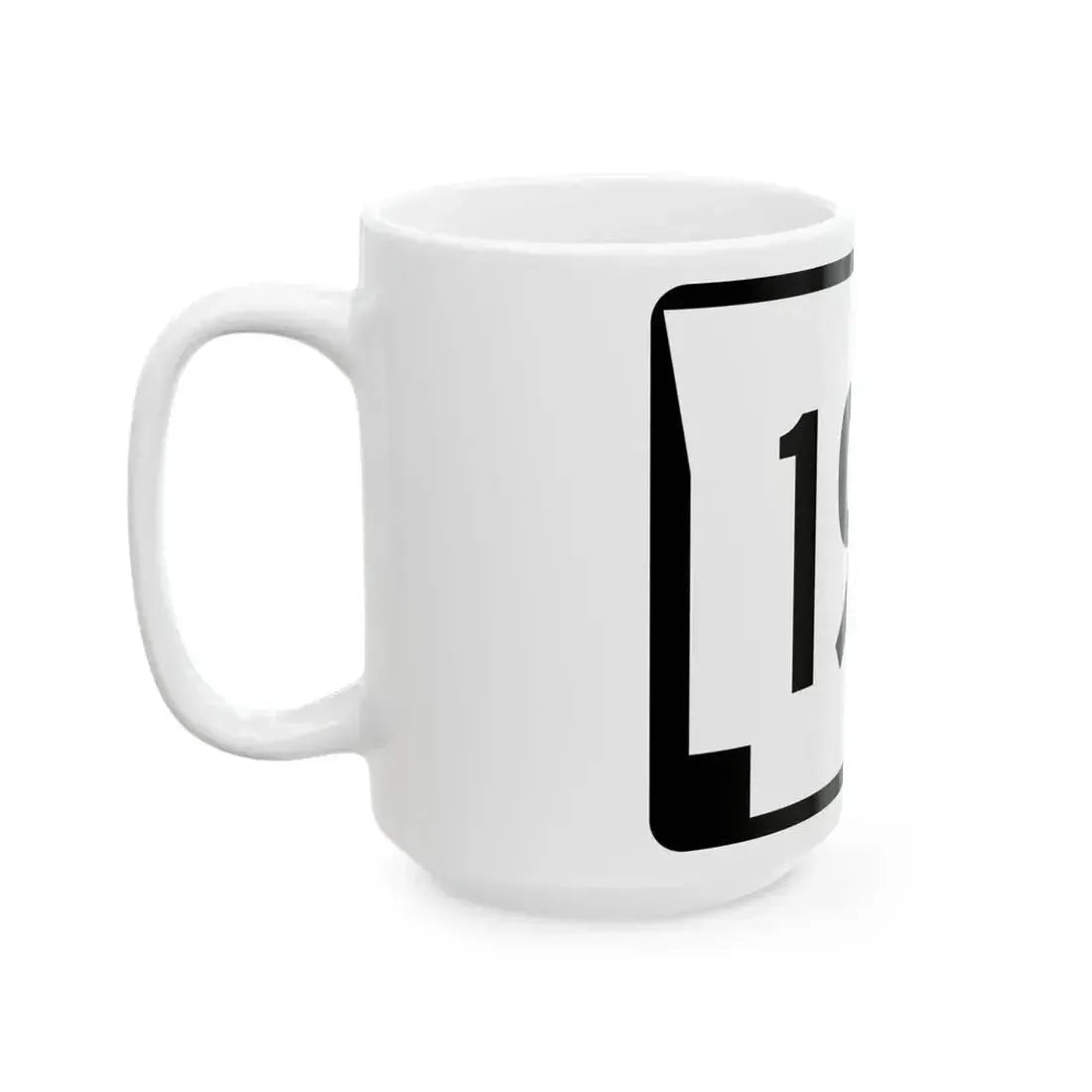 Arkansas 194 (Arkansas) (Road Sign) White Coffee Mug - Go Mug Yourself