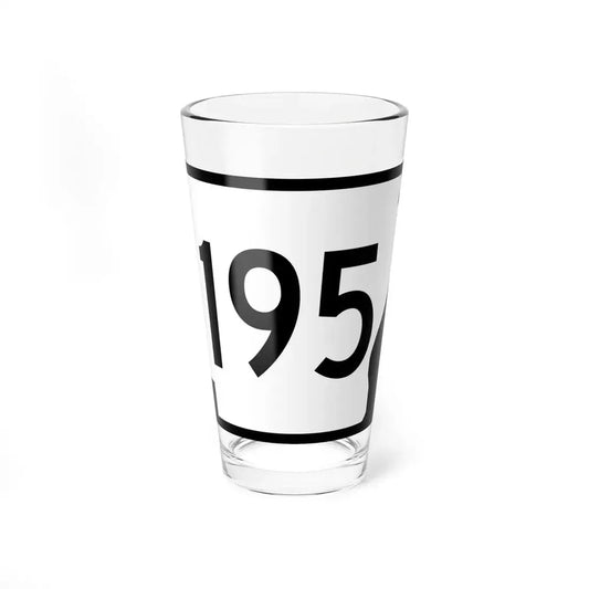 Arkansas 195 (Arkansas) (Road Sign) Pint Glss 16oz 16oz - Go Mug Yourself