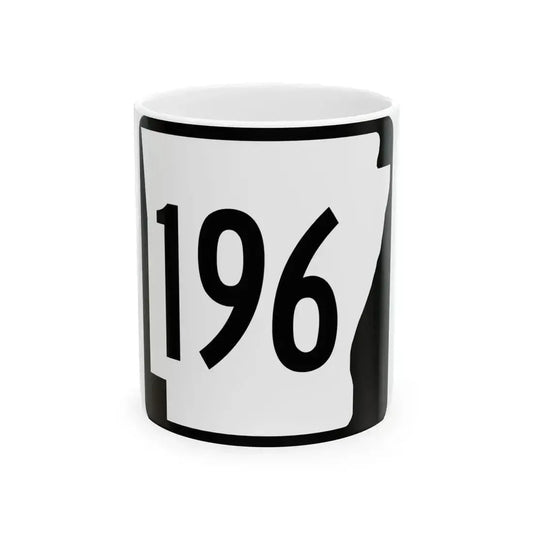 Arkansas 196 1970 (Arkansas) (Road Sign) White Coffee Mug 11oz - Go Mug Yourself