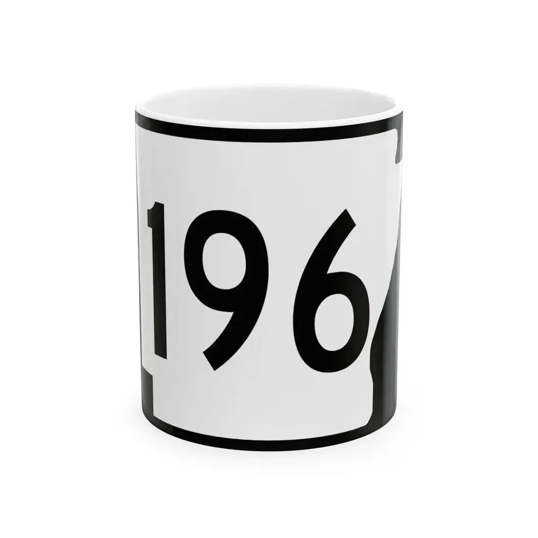 Arkansas 196 (Arkansas) (Road Sign) White Coffee Mug 11oz - Go Mug Yourself