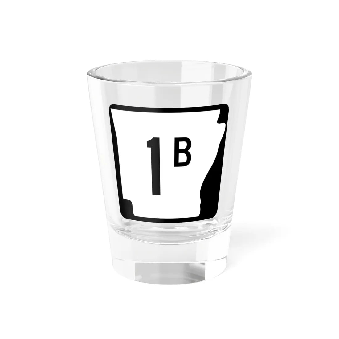 Arkansas 1B (Arkansas) (Road Sign) Shot Glass 1.5oz 1.5oz - Go Mug Yourself