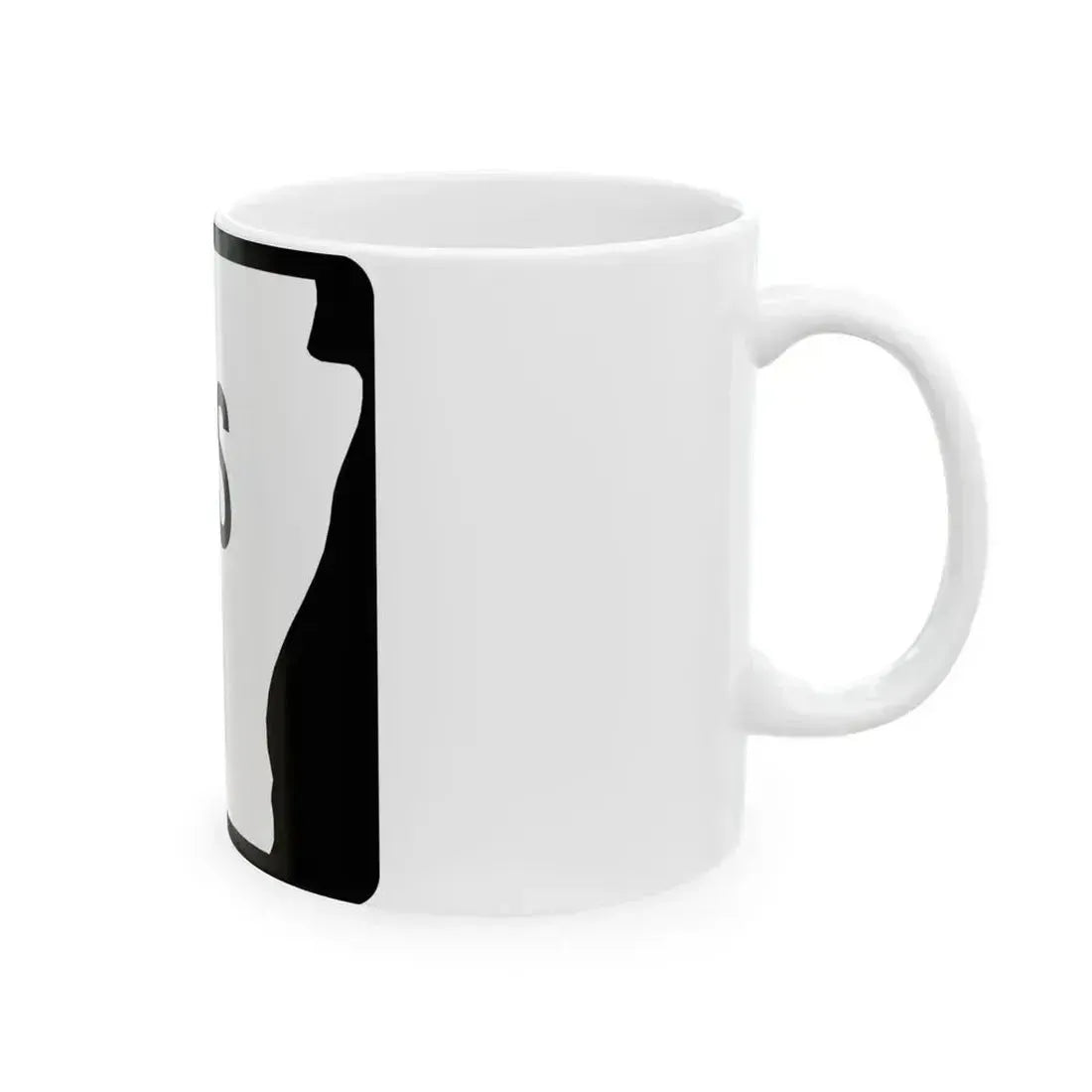 Arkansas 1S (Arkansas) (Road Sign) White Coffee Mug - Go Mug Yourself
