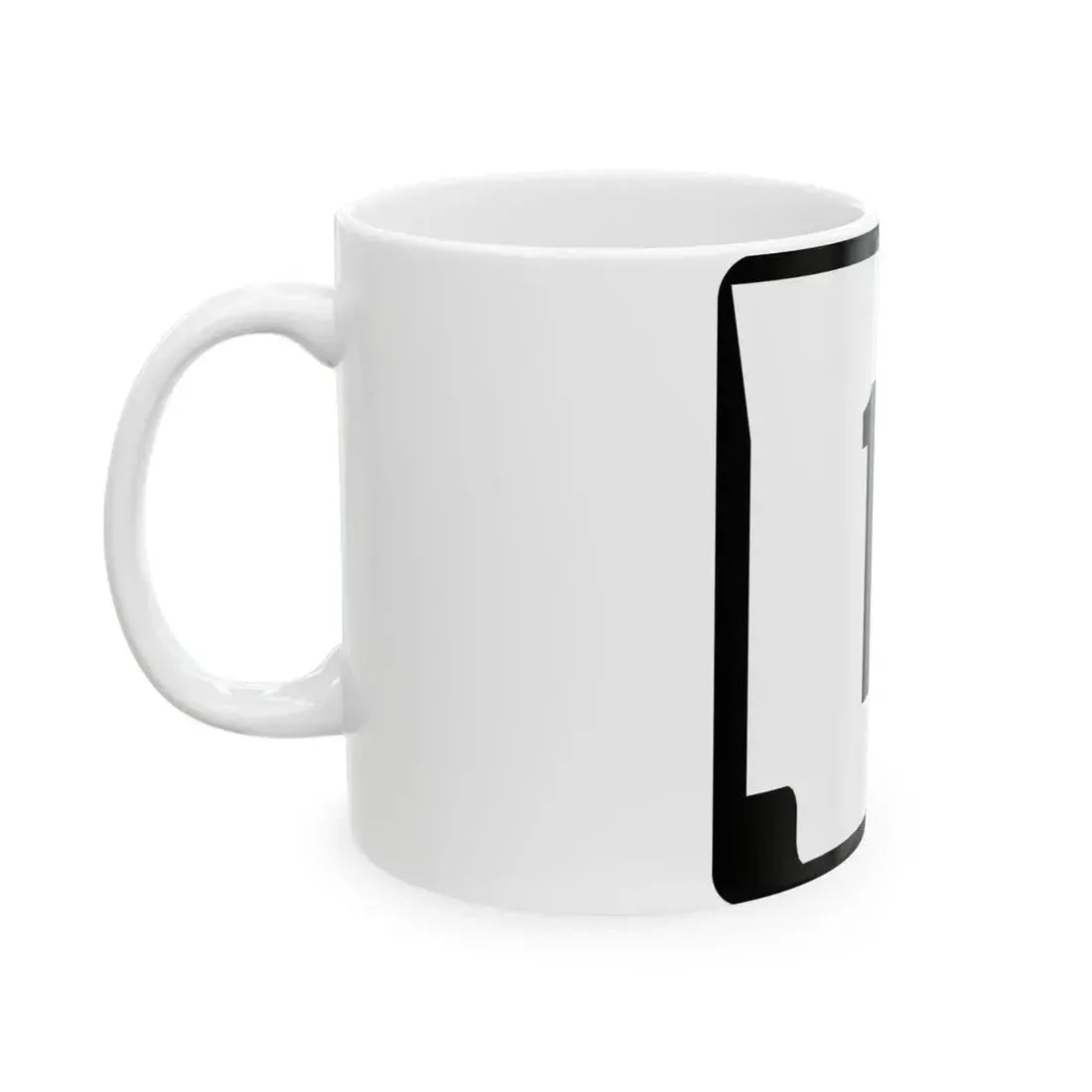 Arkansas 1Y (Arkansas) (Road Sign) White Coffee Mug - Go Mug Yourself
