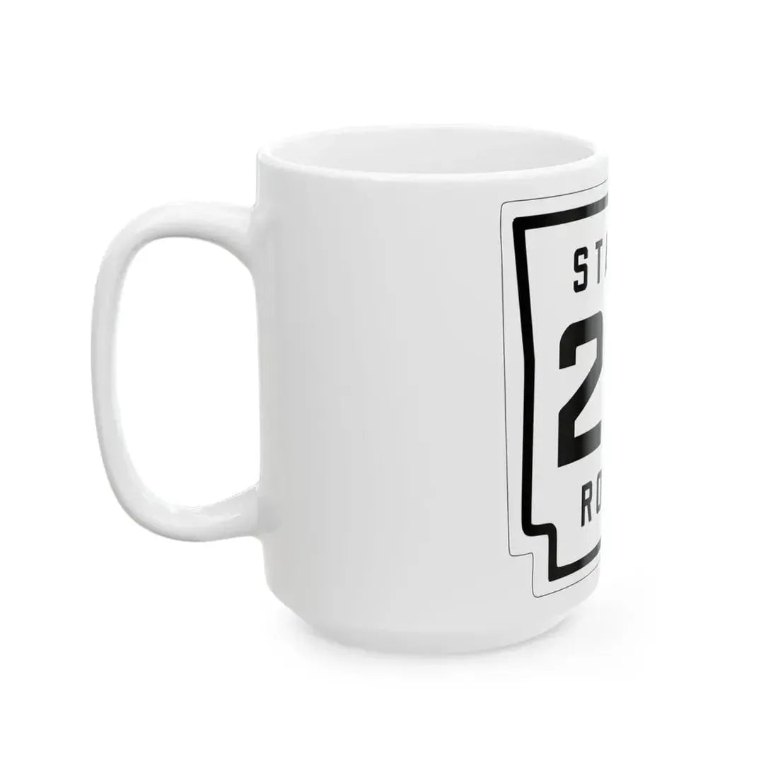 Arkansas 20 1926 (Arkansas) (Road Sign) White Coffee Mug - Go Mug Yourself