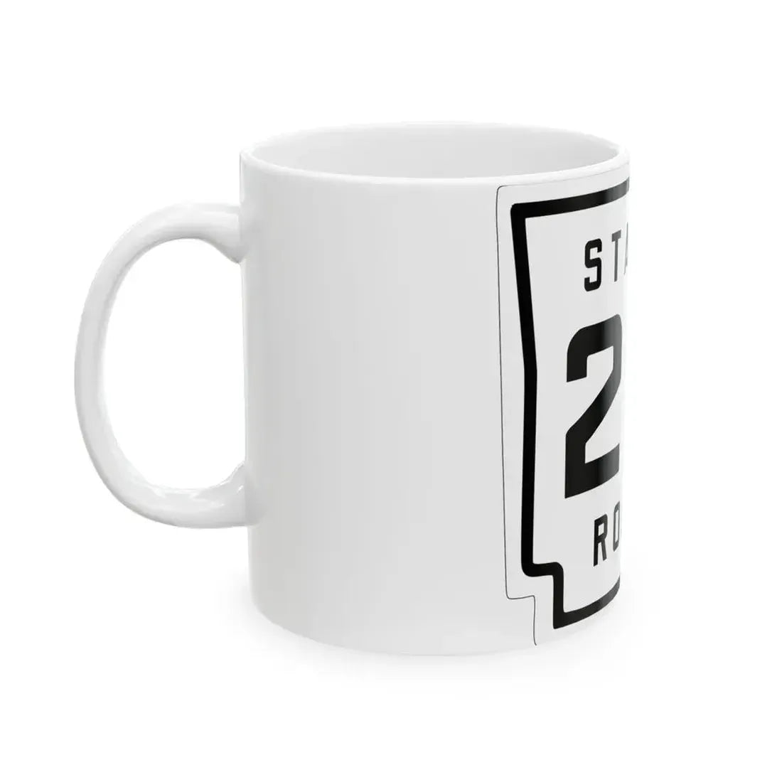 Arkansas 20 1926 (Arkansas) (Road Sign) White Coffee Mug - Go Mug Yourself