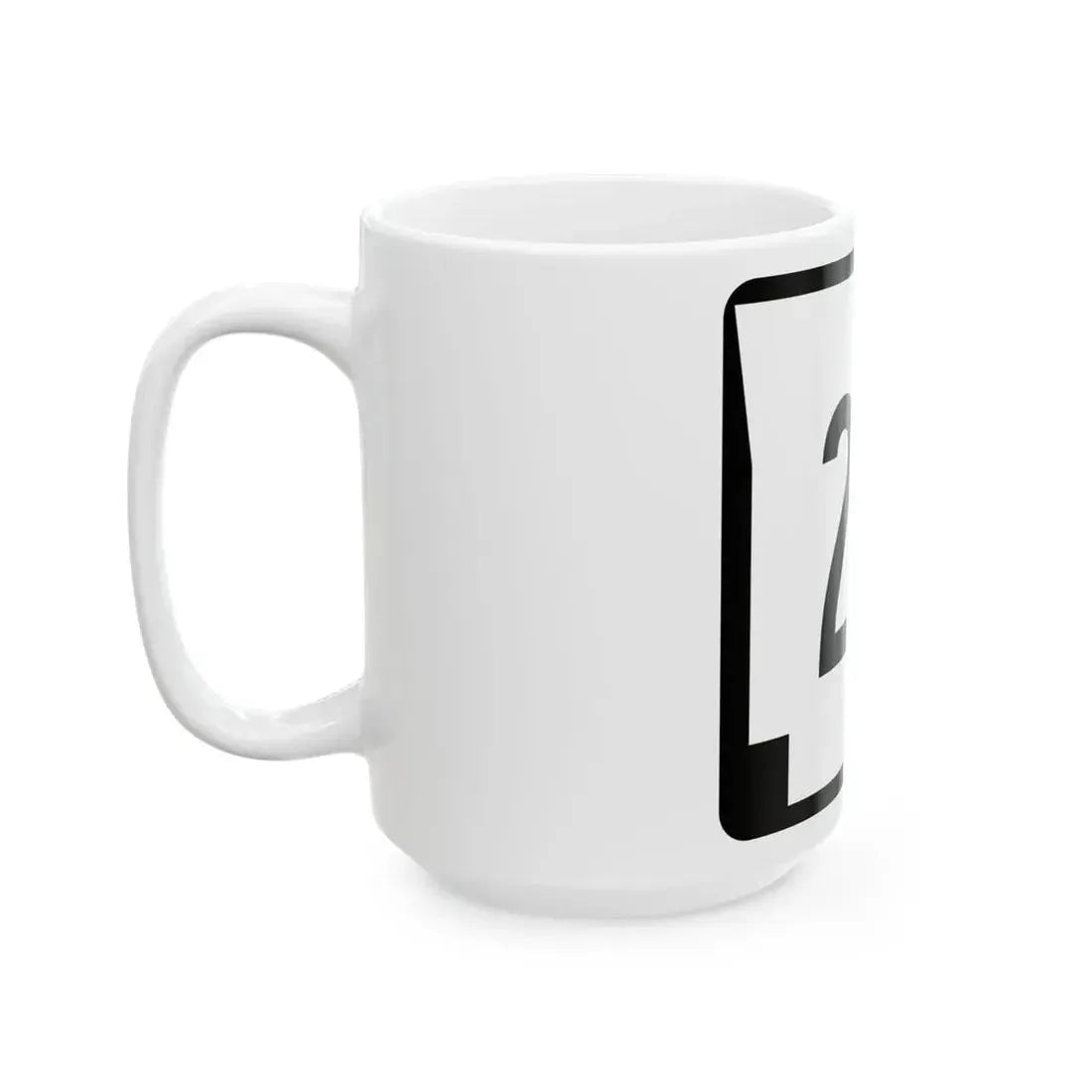 Arkansas 20 (Arkansas) (Road Sign) White Coffee Mug - Go Mug Yourself