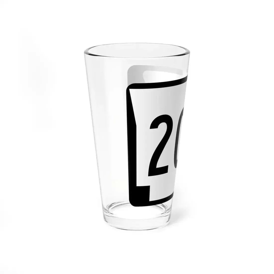 Arkansas 200 (Arkansas) (Road Sign) Pint Glss 16oz - Go Mug Yourself