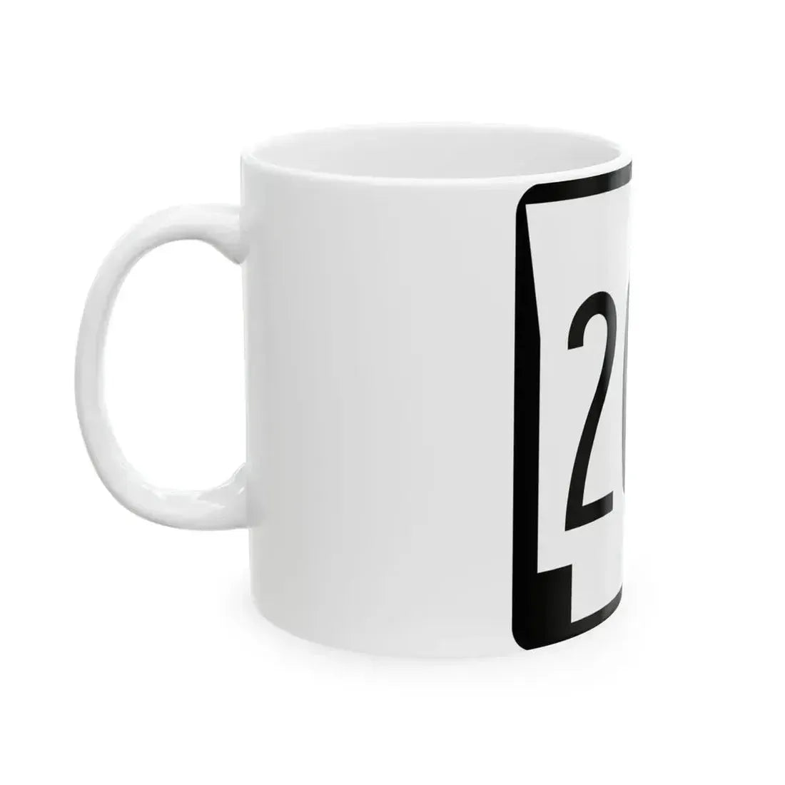 Arkansas 201 1970 (Arkansas) (Road Sign) White Coffee Mug - Go Mug Yourself