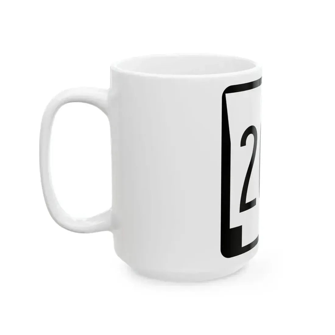 Arkansas 201 1970 (Arkansas) (Road Sign) White Coffee Mug - Go Mug Yourself