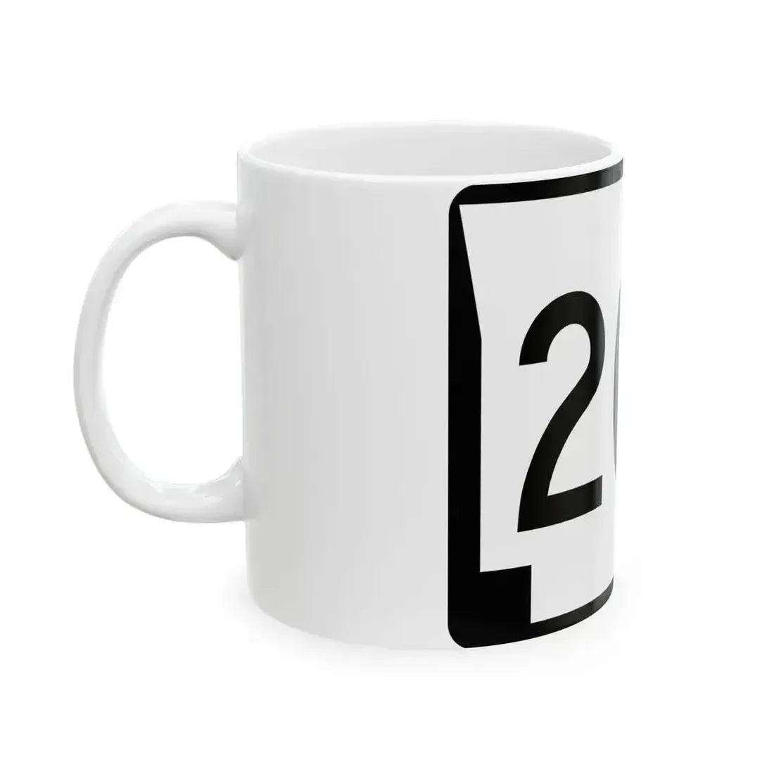 Arkansas 201 (Arkansas) (Road Sign) White Coffee Mug - Go Mug Yourself