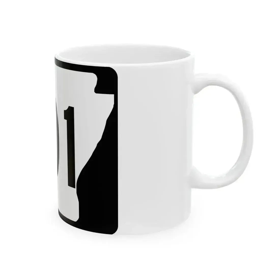 Arkansas 201 (Arkansas) (Road Sign) White Coffee Mug - Go Mug Yourself