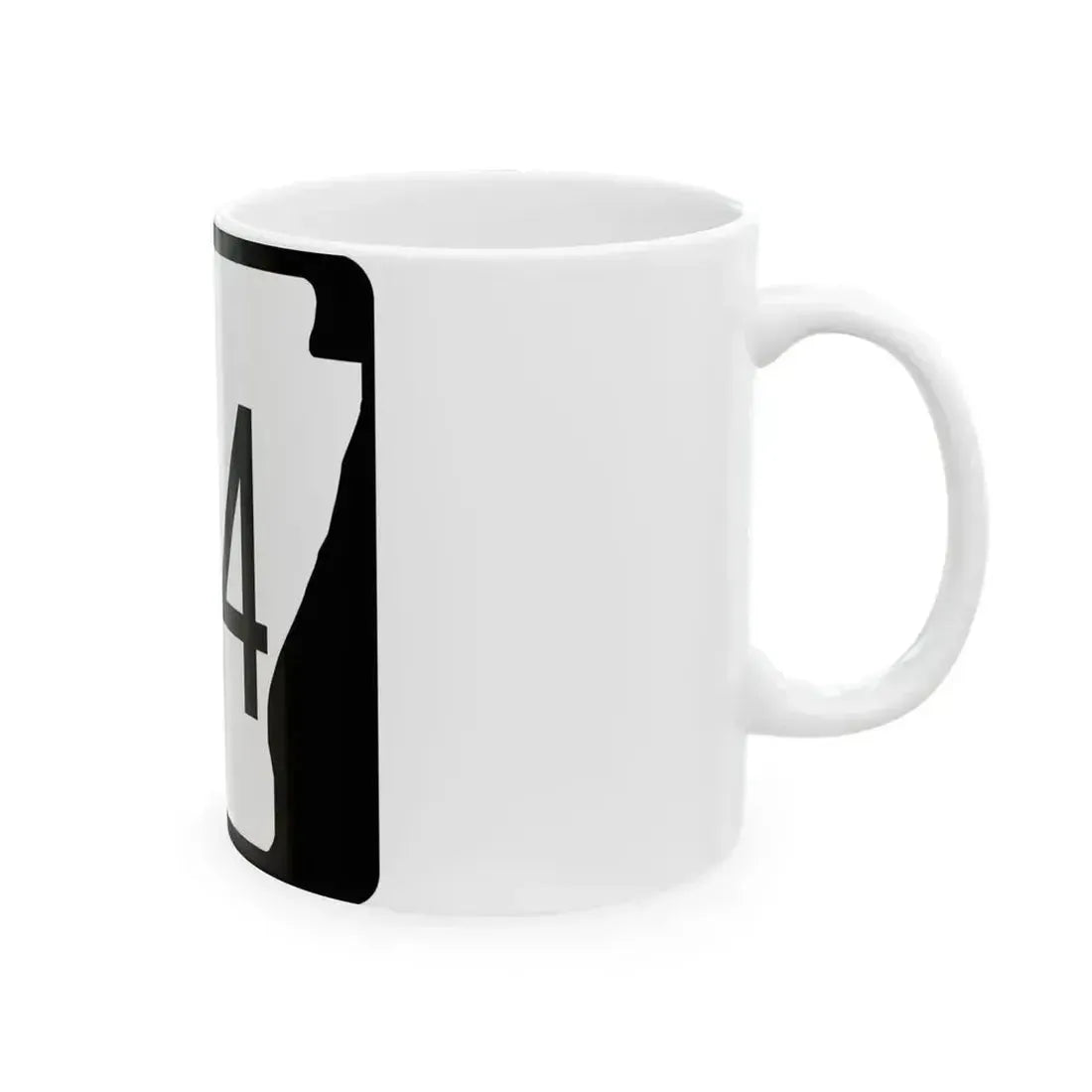 Arkansas 204 1970 (Arkansas) (Road Sign) White Coffee Mug - Go Mug Yourself