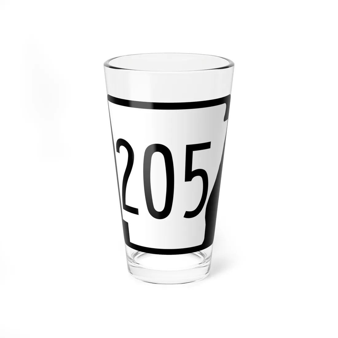 Arkansas 205 1970 (Arkansas) (Road Sign) Pint Glss 16oz 16oz - Go Mug Yourself