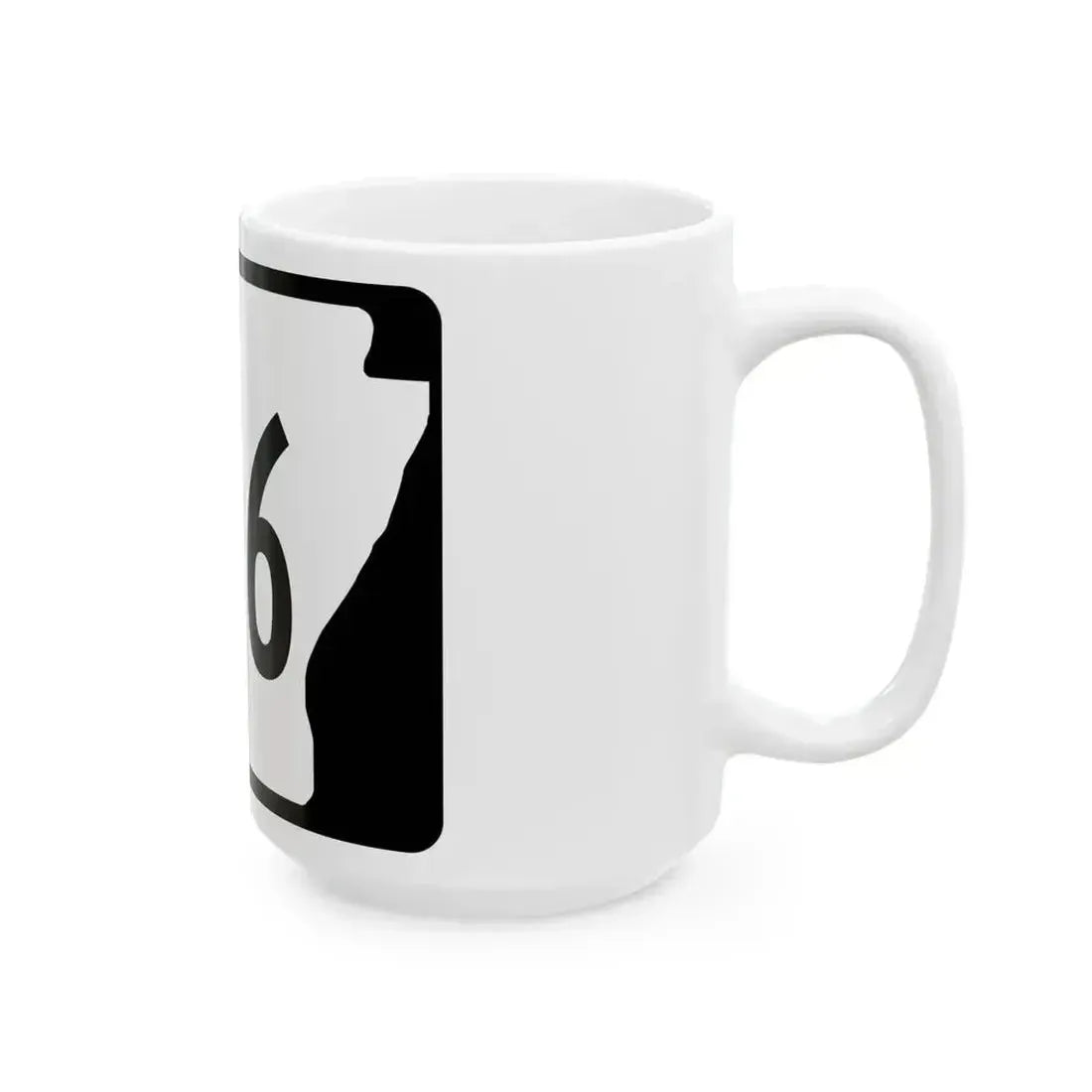 Arkansas 206 (Arkansas) (Road Sign) White Coffee Mug - Go Mug Yourself