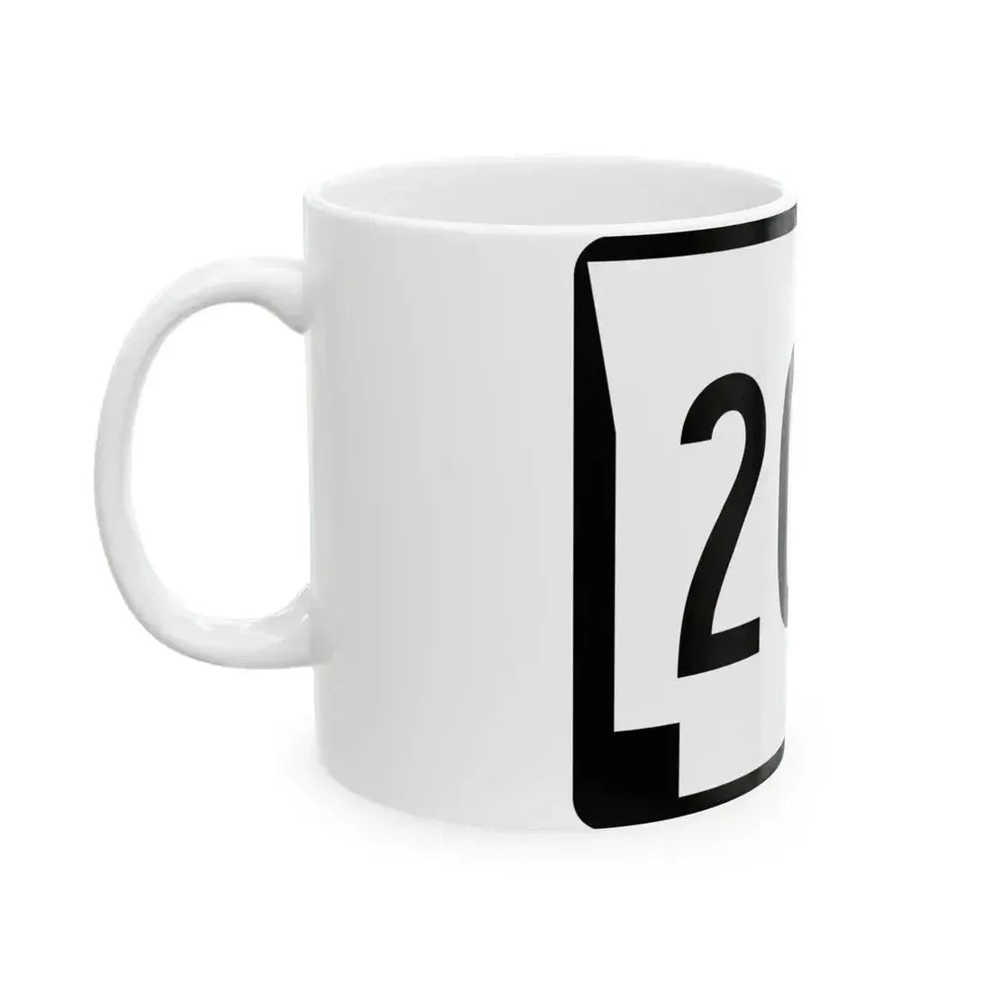 Arkansas 207 (Arkansas) (Road Sign) White Coffee Mug - Go Mug Yourself