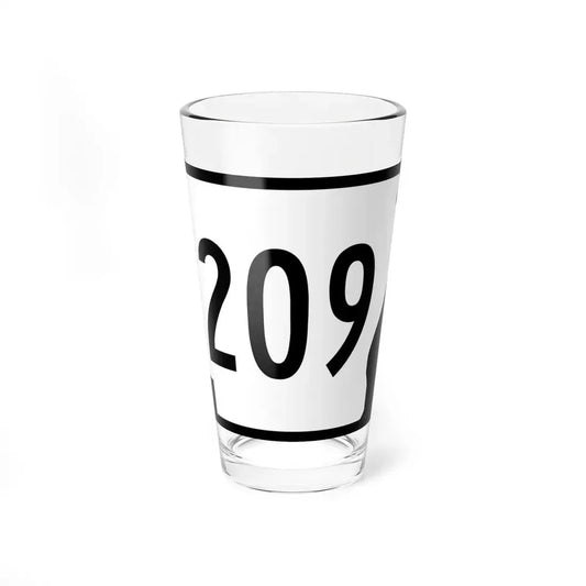 Arkansas 209 (Arkansas) (Road Sign) Pint Glss 16oz 16oz - Go Mug Yourself