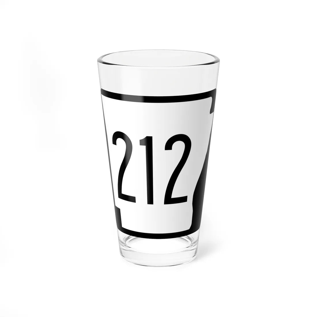 Arkansas 212 1970 (Arkansas) (Road Sign) Pint Glss 16oz 16oz - Go Mug Yourself