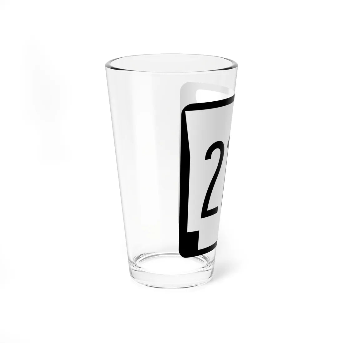 Arkansas 213 1970 (Arkansas) (Road Sign) Pint Glss 16oz - Go Mug Yourself