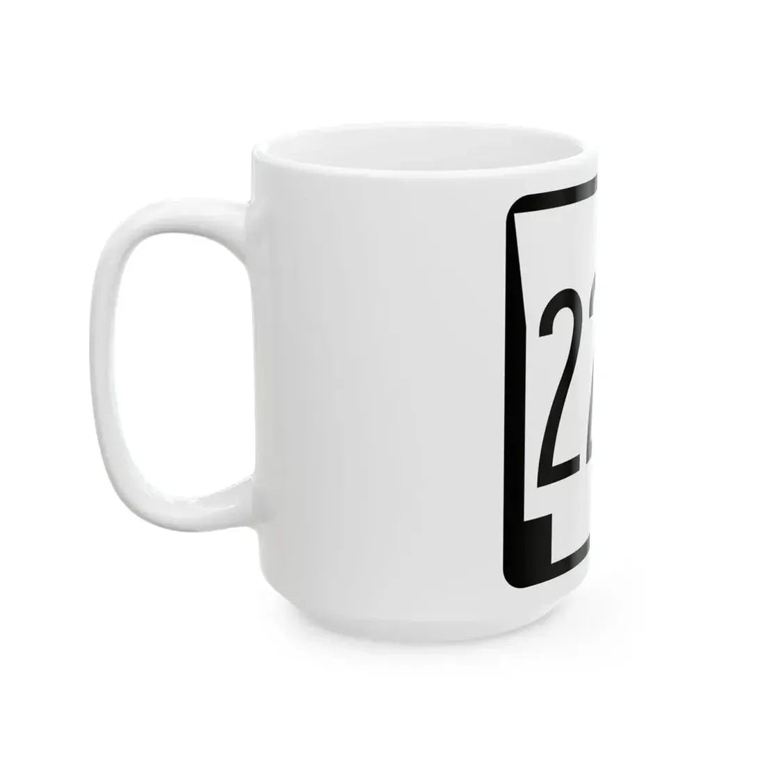 Arkansas 224 1970 (Arkansas) (Road Sign) White Coffee Mug - Go Mug Yourself