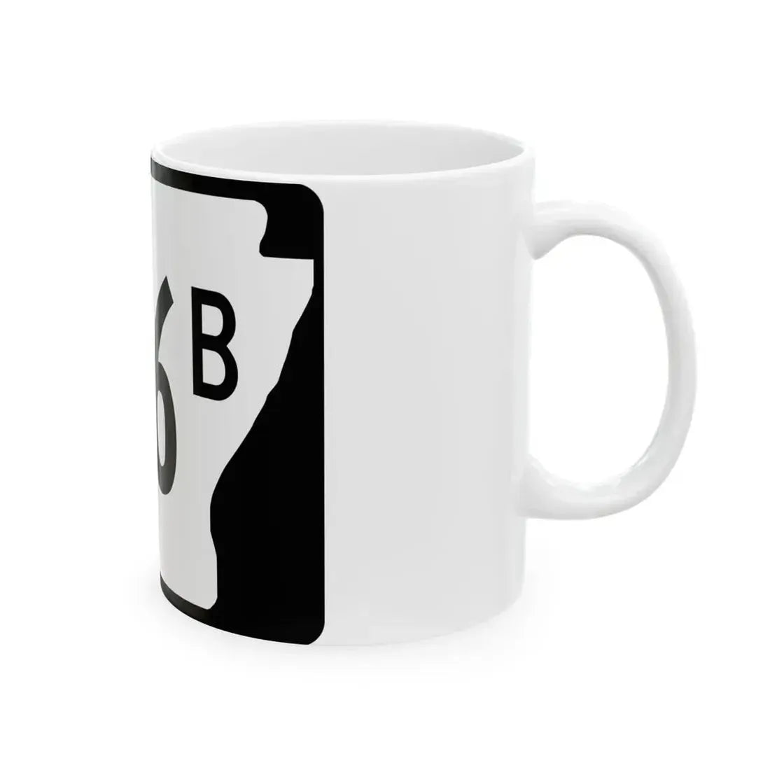 Arkansas 226B (Arkansas) (Road Sign) White Coffee Mug - Go Mug Yourself
