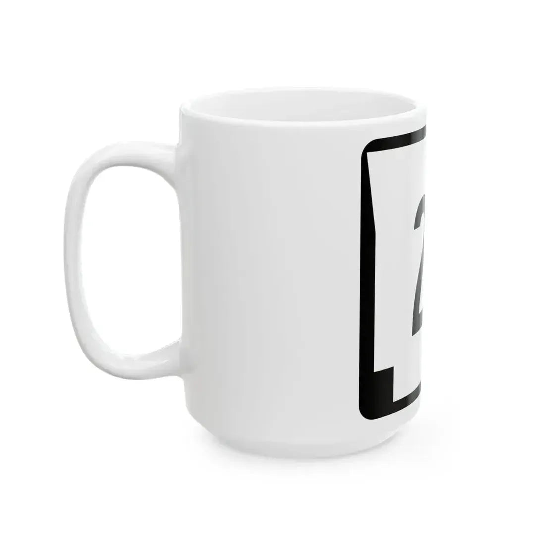 Arkansas 23 (Arkansas) (Road Sign) White Coffee Mug - Go Mug Yourself