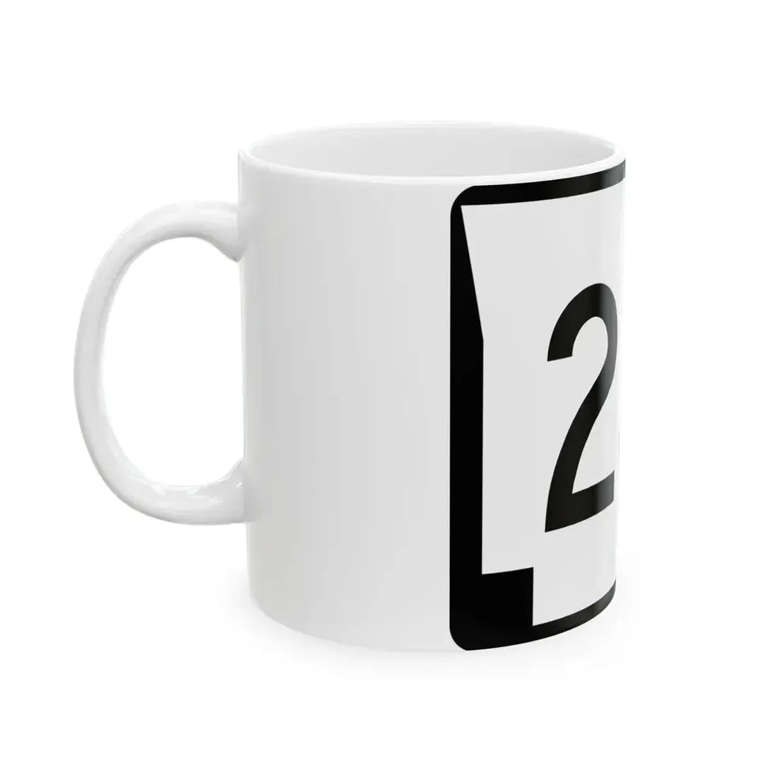 Arkansas 23C (Arkansas) (Road Sign) White Coffee Mug - Go Mug Yourself