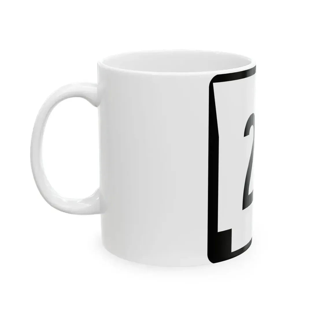 Arkansas 24 (Arkansas) (Road Sign) White Coffee Mug - Go Mug Yourself