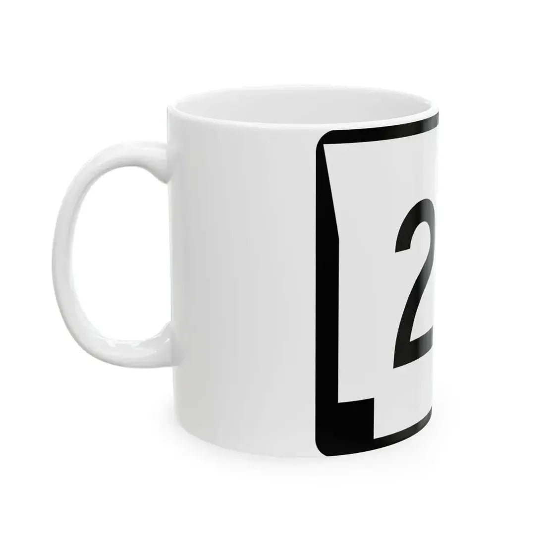 Arkansas 26S (Arkansas) (Road Sign) White Coffee Mug - Go Mug Yourself