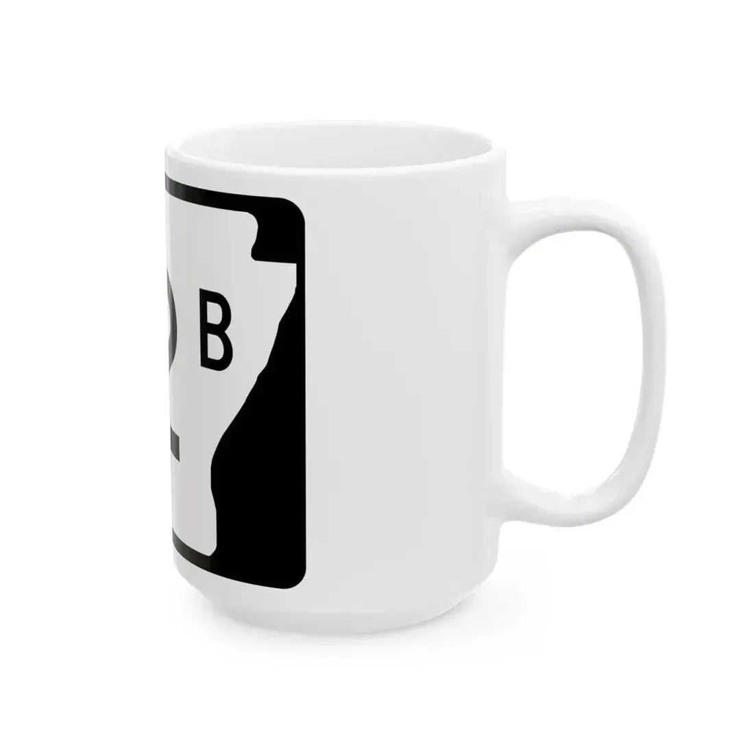 Arkansas 32B (Arkansas) (Road Sign) White Coffee Mug - Go Mug Yourself