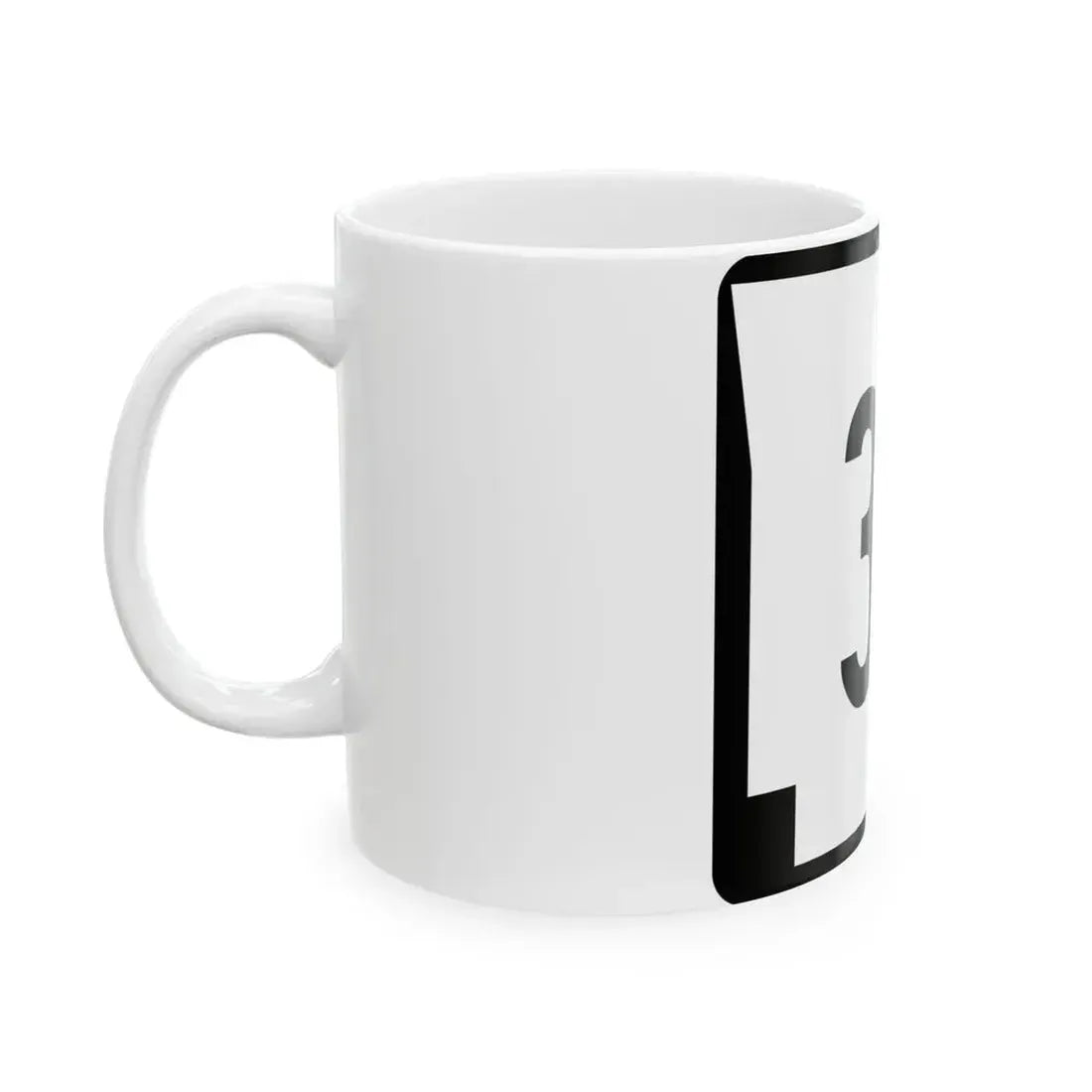 Arkansas 33 (Arkansas) (Road Sign) White Coffee Mug - Go Mug Yourself