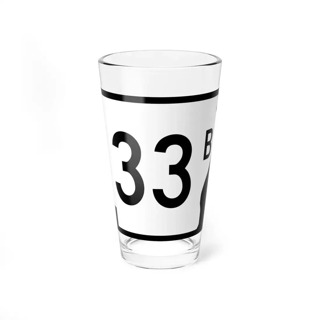 Arkansas 33B (Arkansas) (Road Sign) Pint Glss 16oz 16oz - Go Mug Yourself