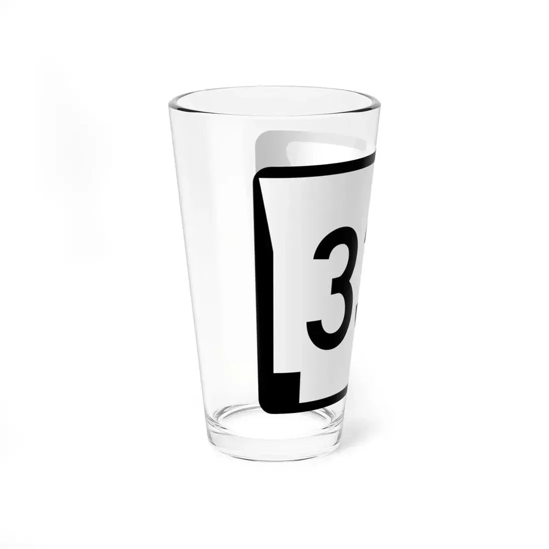 Arkansas 33C (Arkansas) (Road Sign) Pint Glss 16oz - Go Mug Yourself