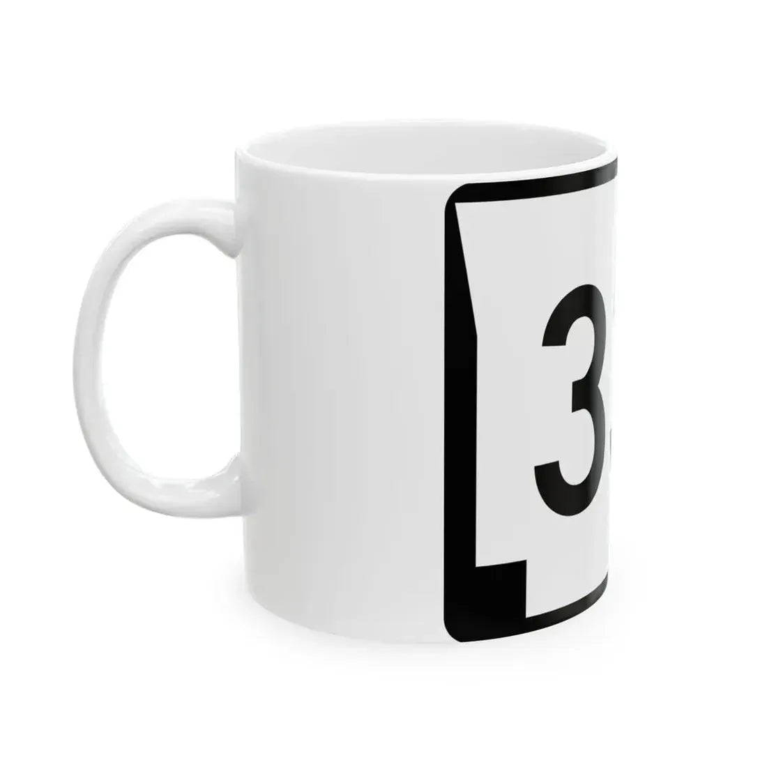Arkansas 33C (Arkansas) (Road Sign) White Coffee Mug - Go Mug Yourself