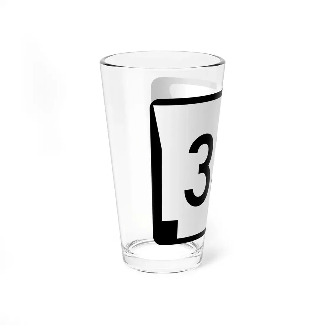 Arkansas 33S (Arkansas) (Road Sign) Pint Glss 16oz - Go Mug Yourself