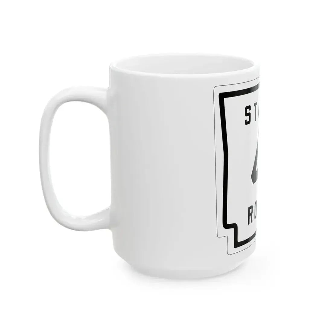 Arkansas 4 1926 (Arkansas) (Road Sign) White Coffee Mug - Go Mug Yourself