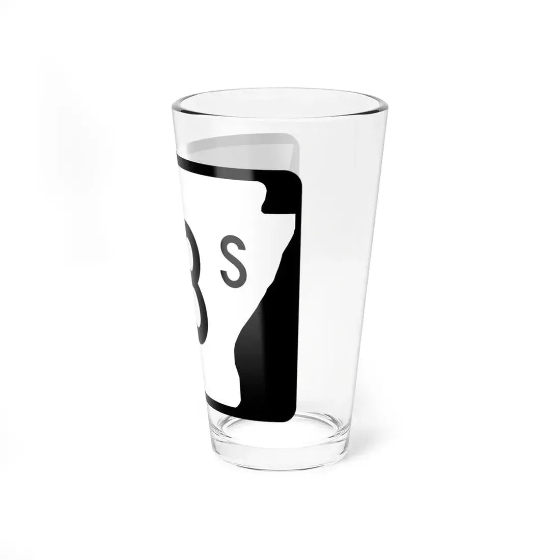 Arkansas 43S (Arkansas) (Road Sign) Pint Glss 16oz - Go Mug Yourself