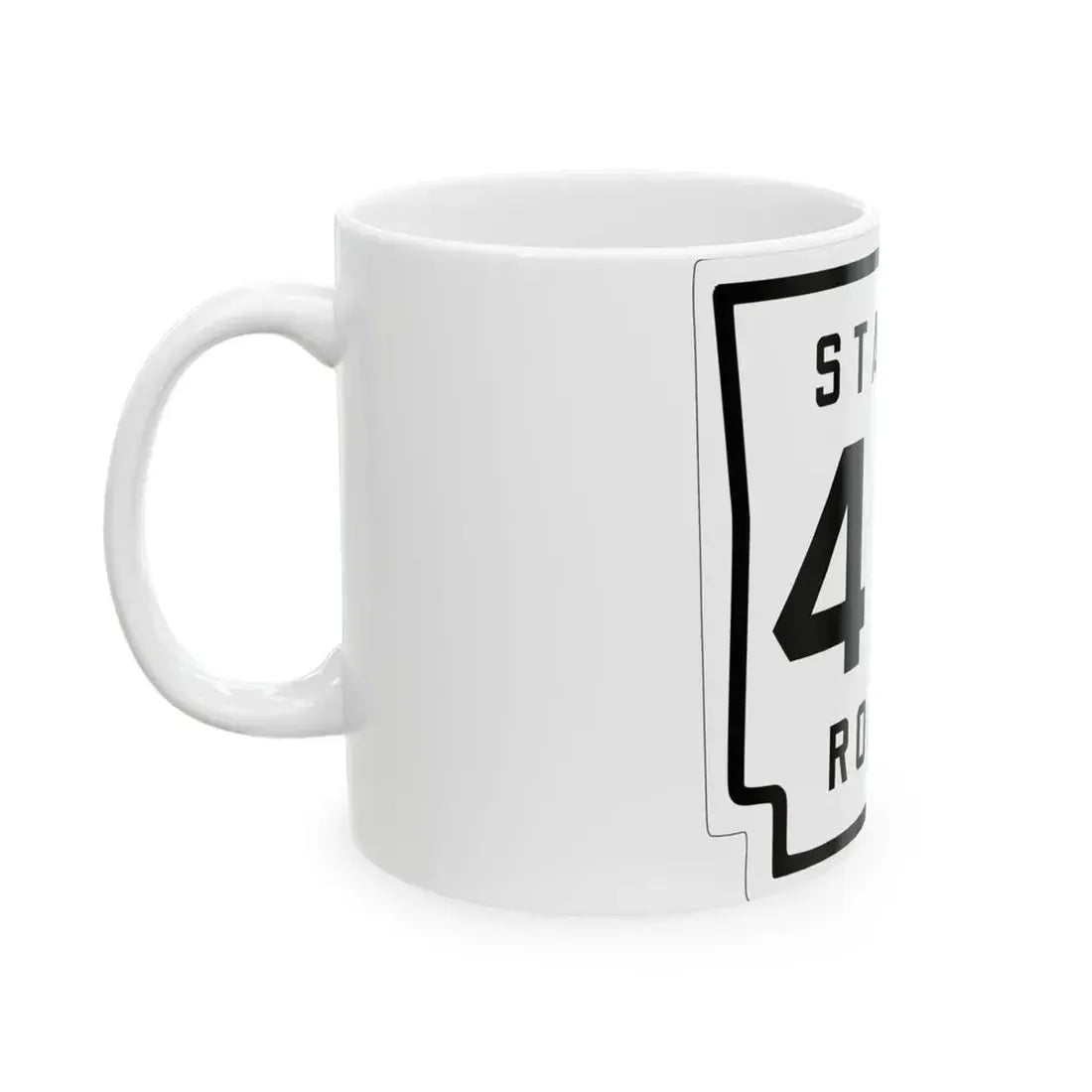 Arkansas 45 1926 (Arkansas) (Road Sign) White Coffee Mug - Go Mug Yourself