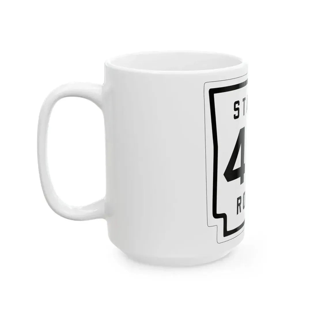 Arkansas 45 1926 (Arkansas) (Road Sign) White Coffee Mug - Go Mug Yourself