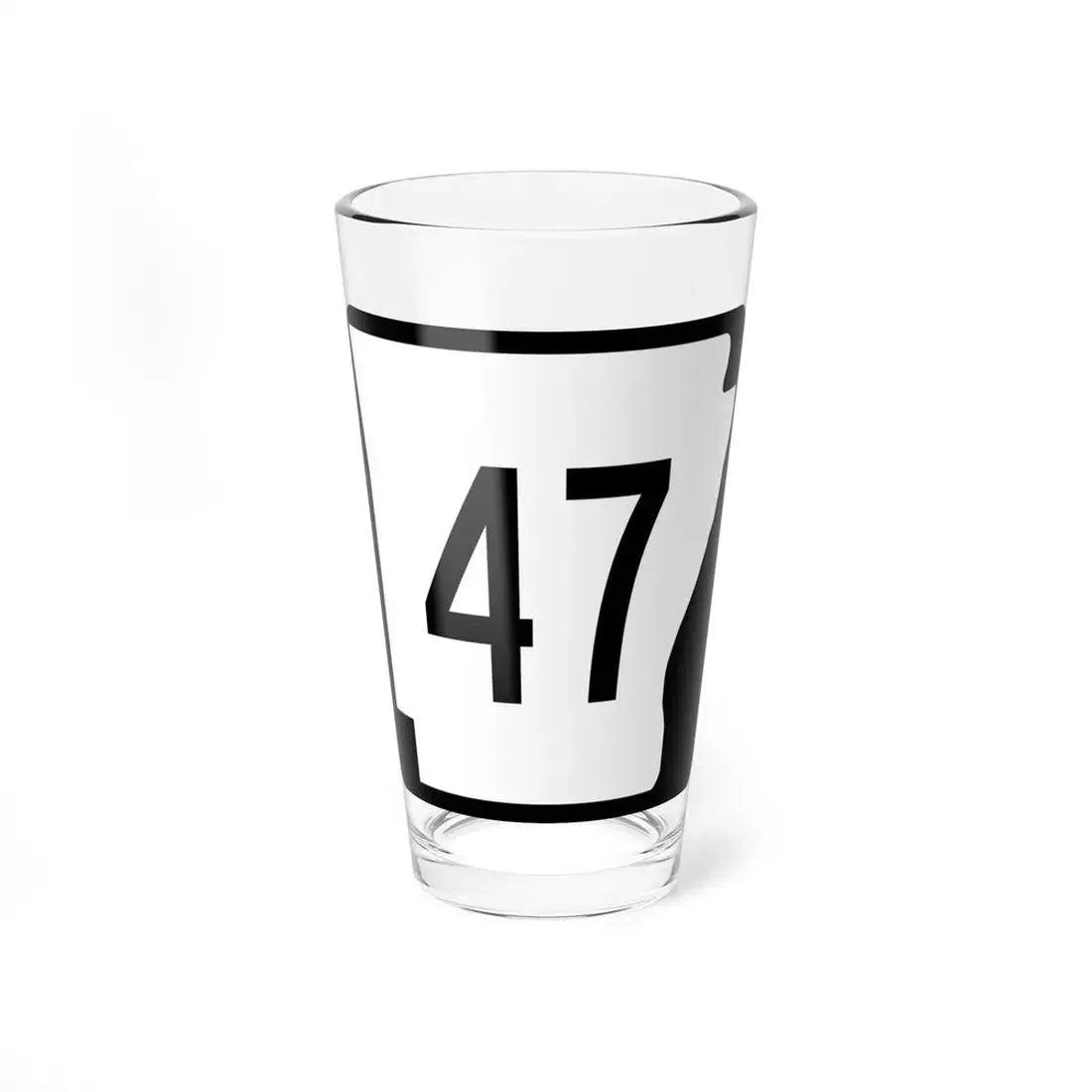 Arkansas 47 (Arkansas) (Road Sign) Pint Glss 16oz 16oz - Go Mug Yourself