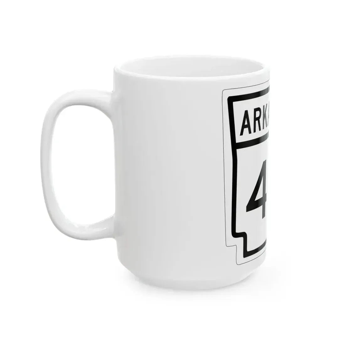 Arkansas 49 1948 (Arkansas) (Road Sign) White Coffee Mug - Go Mug Yourself