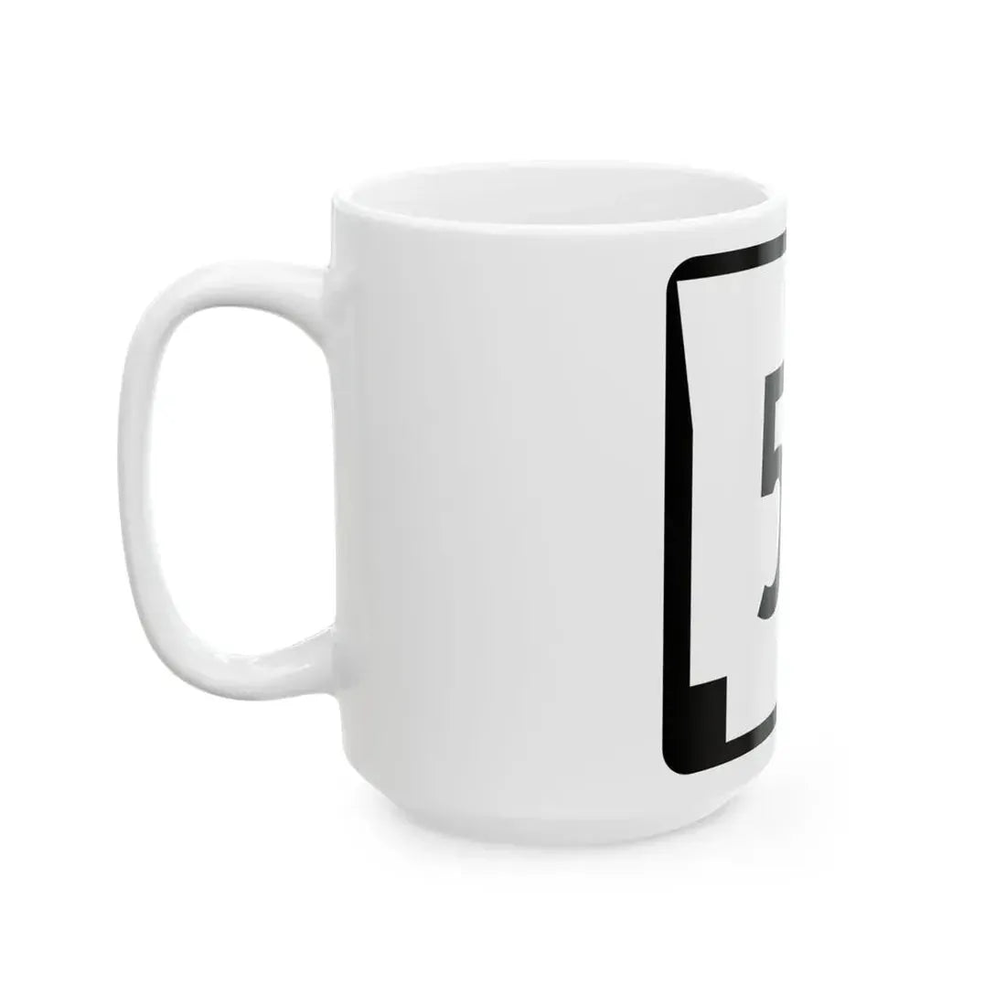 Arkansas 52 (Arkansas) (Road Sign) White Coffee Mug - Go Mug Yourself