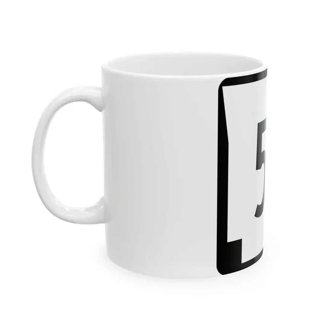 Arkansas 52 (Arkansas) (Road Sign) White Coffee Mug - Go Mug Yourself