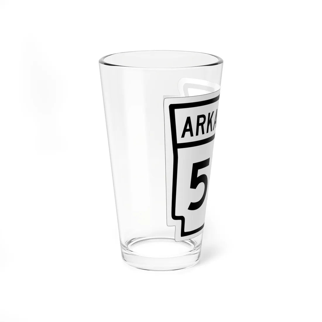 Arkansas 55 1948 (Arkansas) (Road Sign) Pint Glss 16oz - Go Mug Yourself