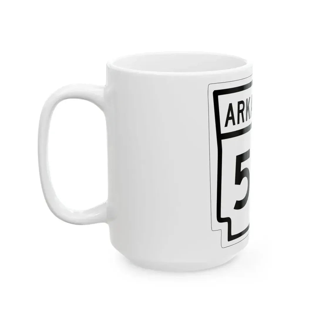 Arkansas 55 1948 (Arkansas) (Road Sign) White Coffee Mug - Go Mug Yourself