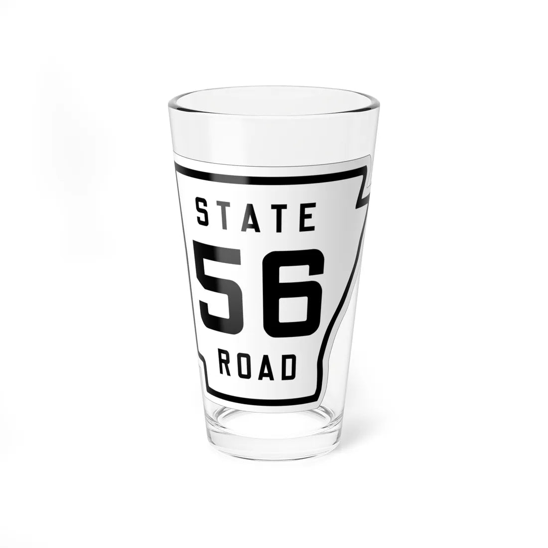 Arkansas 56 1926 (Arkansas) (Road Sign) Pint Glss 16oz 16oz - Go Mug Yourself