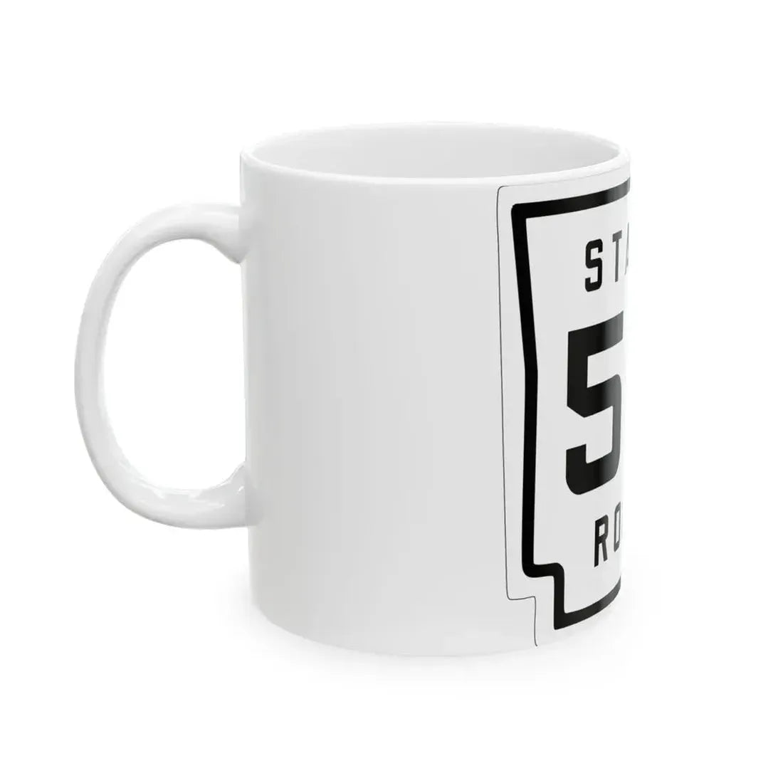 Arkansas 56 1926 (Arkansas) (Road Sign) White Coffee Mug - Go Mug Yourself